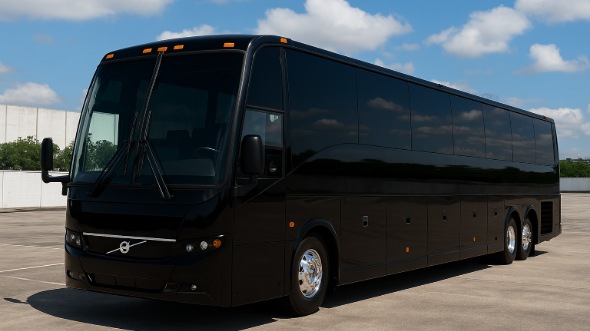 Exterior of Charter Bus Company Milwaukee's 40 Passenger Charter Bus in Milwaukee