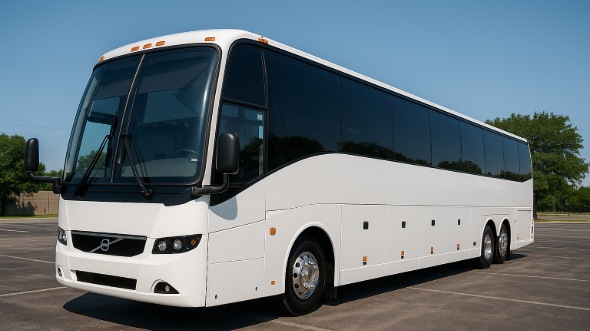 Exterior of Charter Bus Company Milwaukee's 44 Passenger Charter Bus in Milwaukee